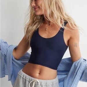 New Smoothez by aerie black plunge cami size M